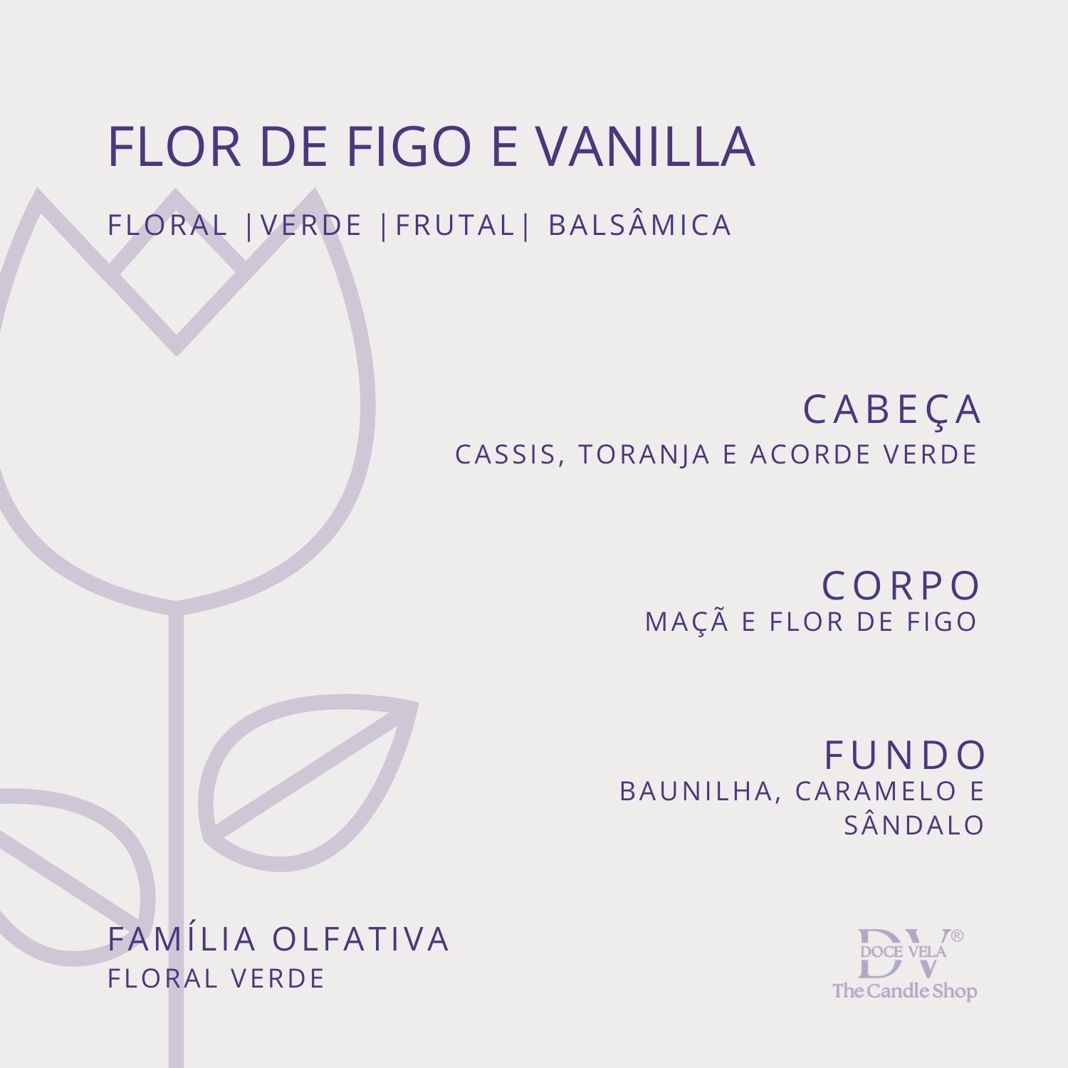 Flor de Figo e Vanilla